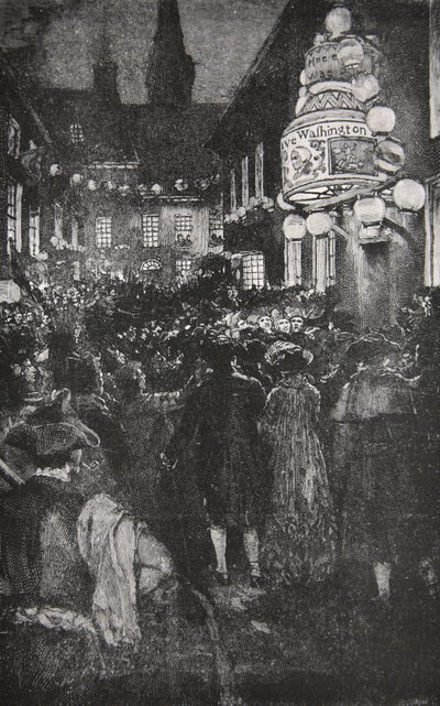 Feier in der Nacht der Einweihung von Howard Pyle